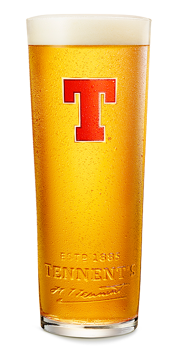 tennents 1/2 pinta